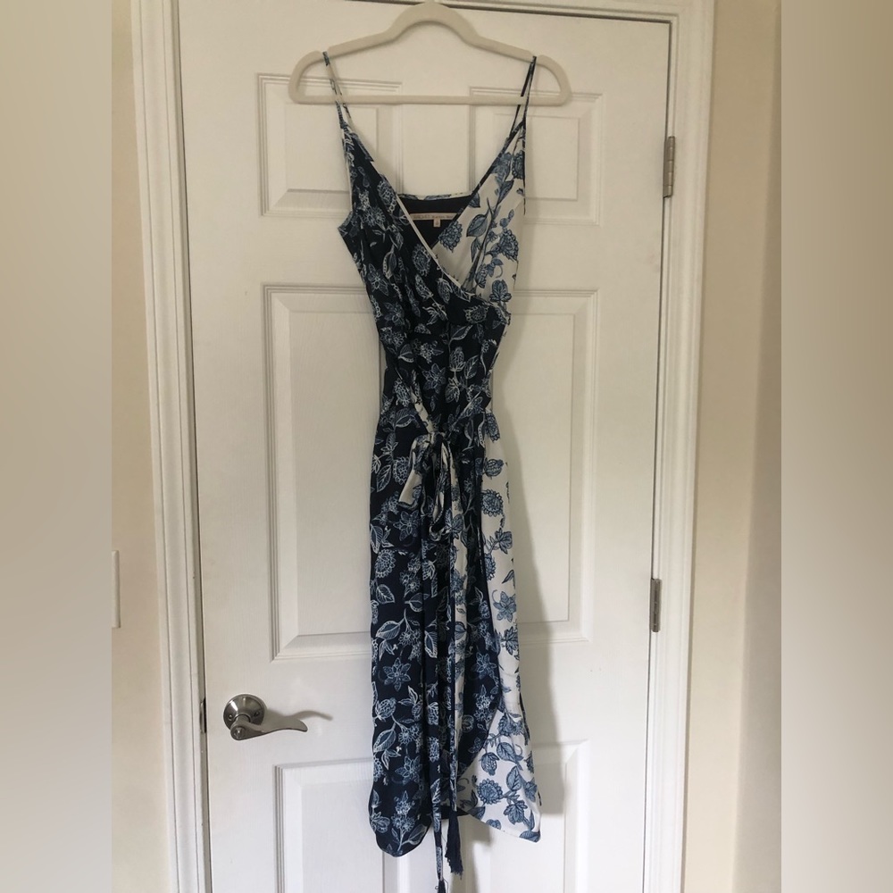 Rachel Roy blue floral print dress. Size 4